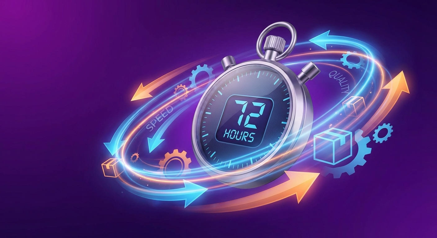From Concept to Launch: How We Deliver Projects in 72 Hours